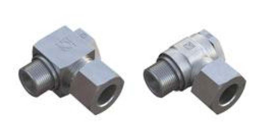 Uniones roscadas inclinables