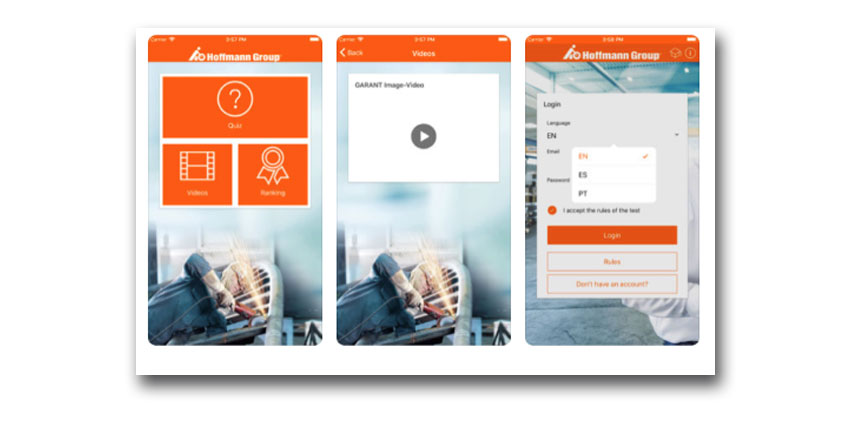 APP de Hoffmann Group especial de ferias