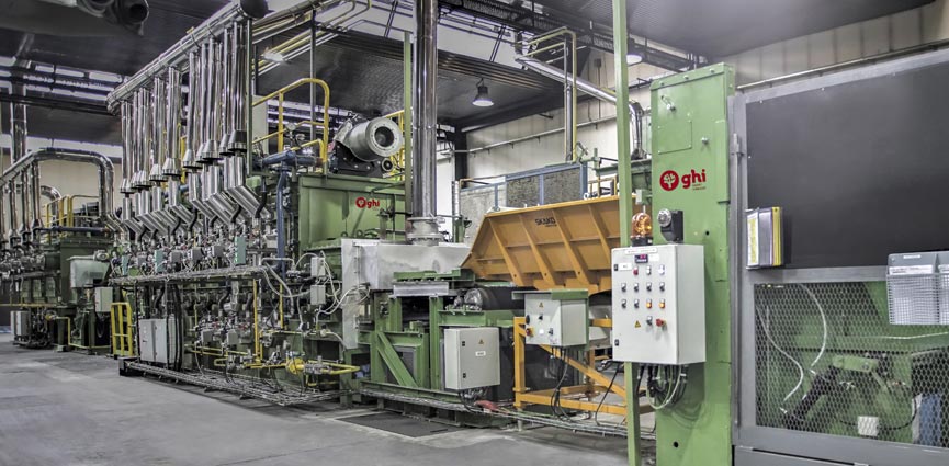 LINEA CONTINUA PARA CARBONITRURACIÓN Y TEMPLE GHI