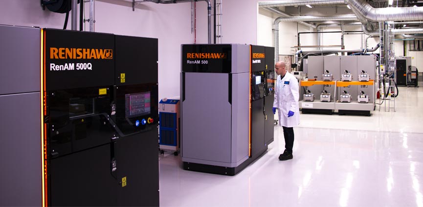 fabricación aditiva metálica Renishaw RenAM 500Q