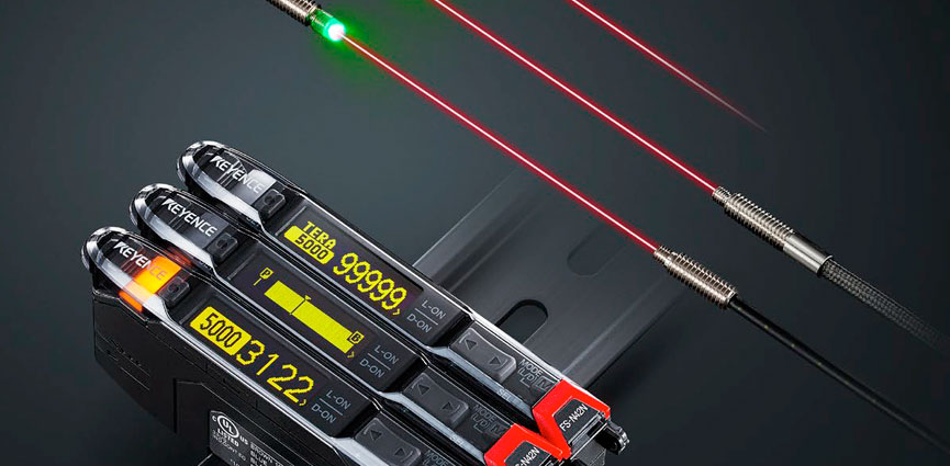 sensor digital de fibra óptica KEYENCE