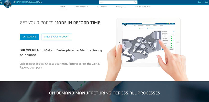 Dassault Systèmes y Xometry