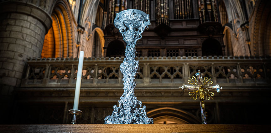candelabro de Gloucester impresion 3D renishaw