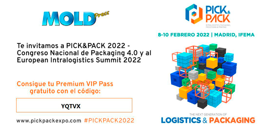 Vuelve #PICK&PACK2022 del 8 al 10 de febrero, el mayor evento de innovación para impulsar tu negocio en packaging/intralogística